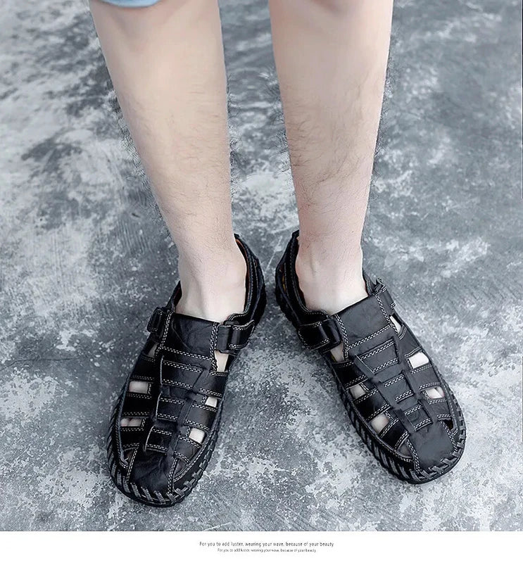 Summer Men's Sandals Business Casual Shoes Outdoor Beach Wading Slippers
