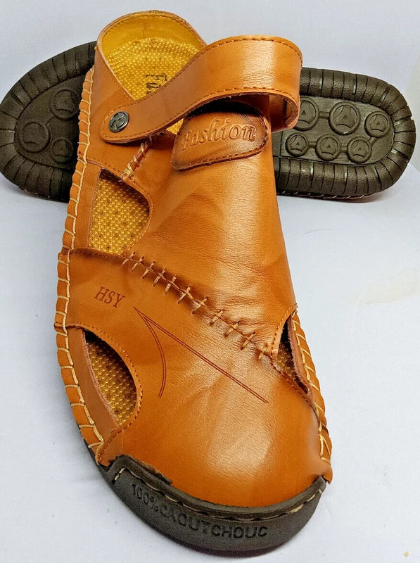 Men's Sports Sandals Close Toe Outdoor Slipper Casual Beach Fisherman Shoes