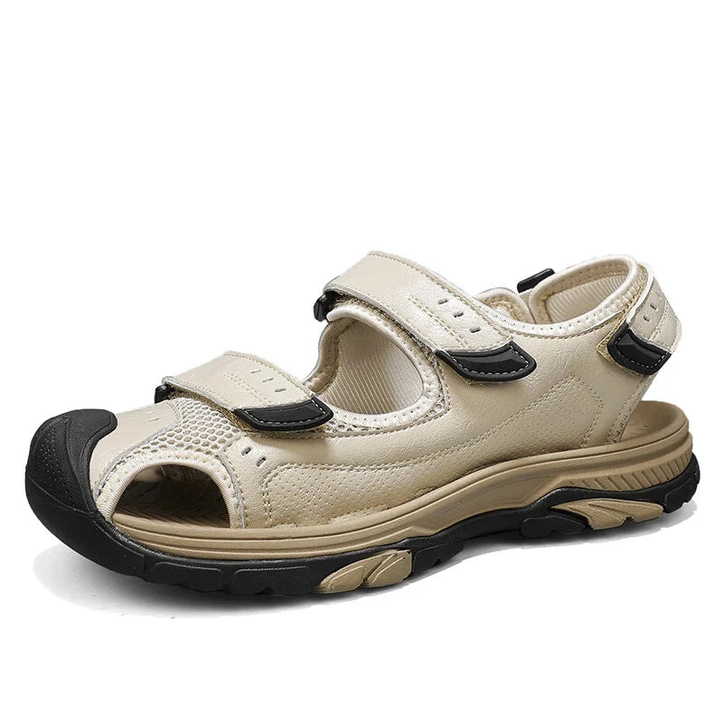 Summer Men Hollow Sandals Breathable Beach Slippers Comfort Hiking Sneakers