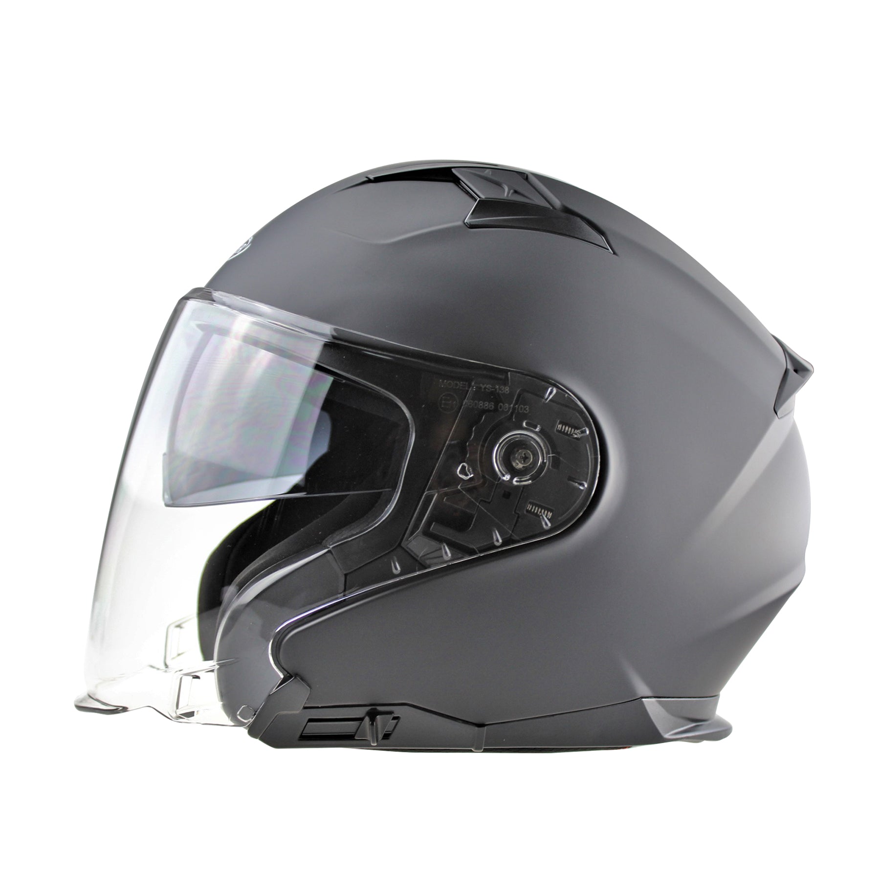 ViPER RSV22 Open Face Jet Helmet Matt Black