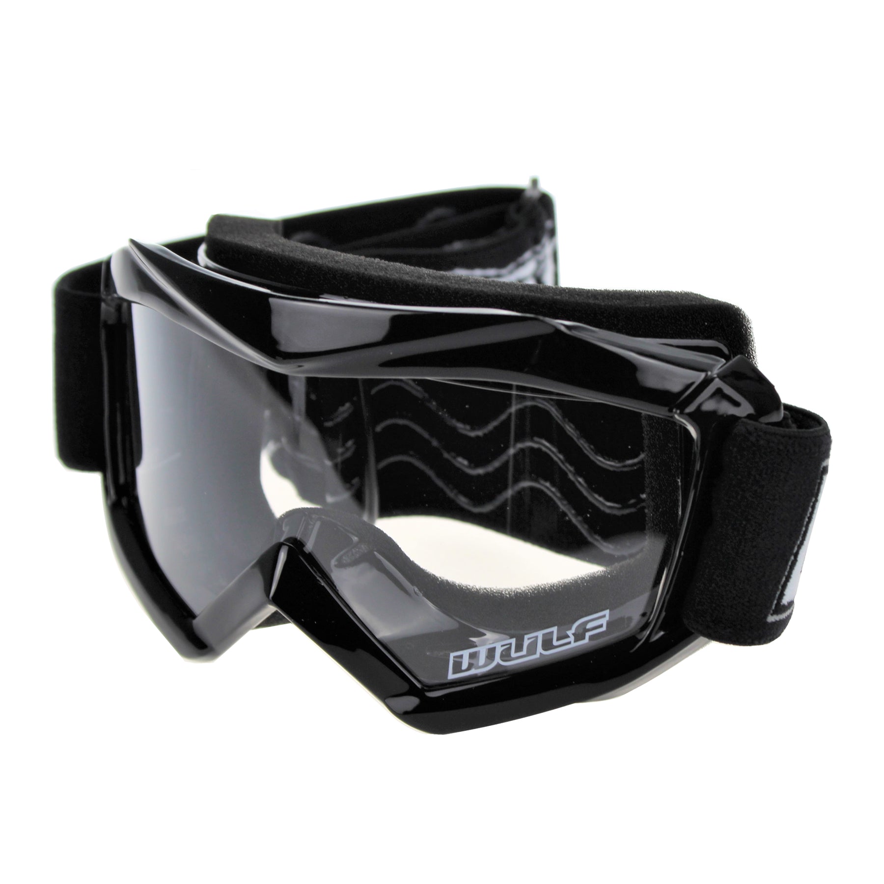 Wulfsport Kids Motocross Goggles - Black