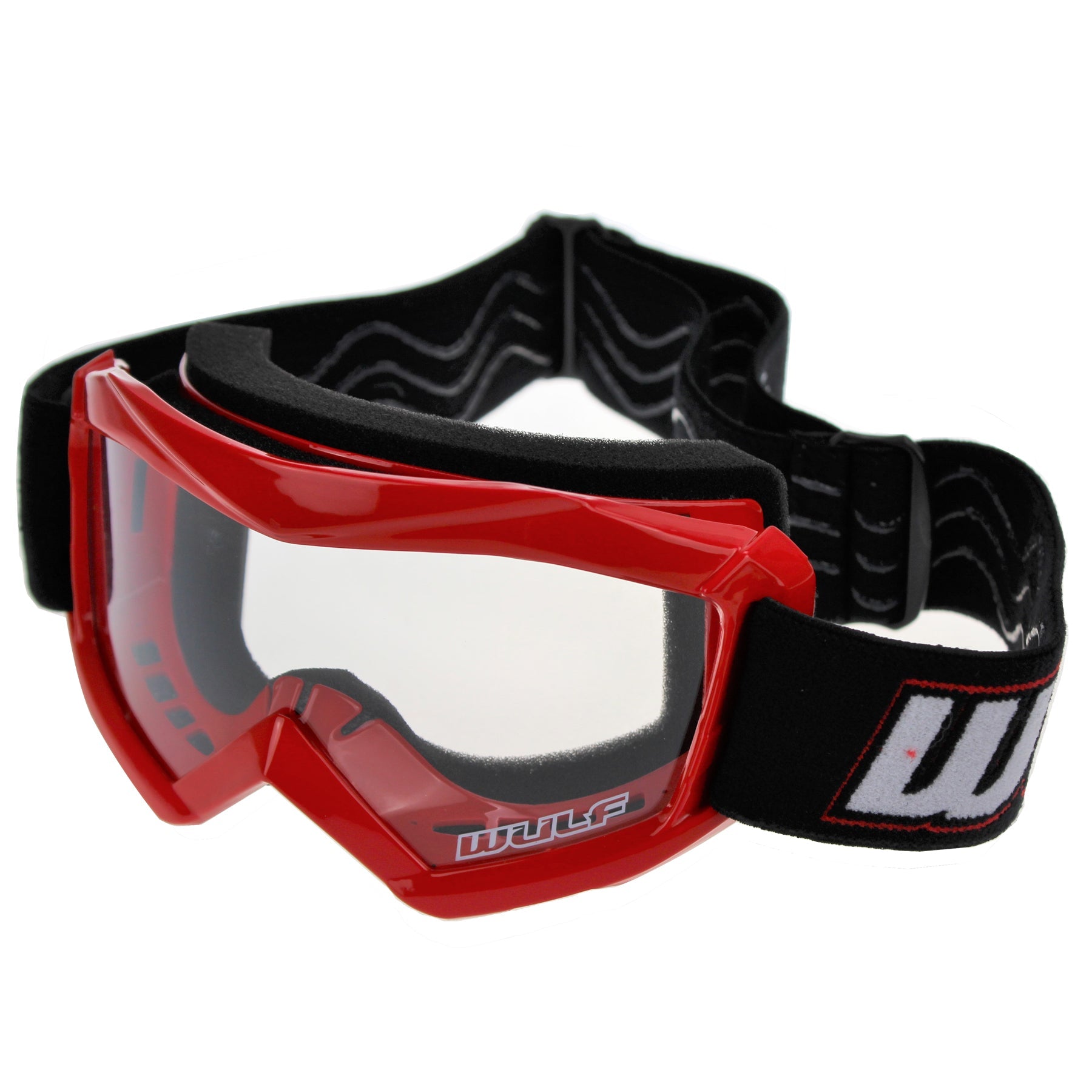 Wulfsport Kids Motocross Goggles - Red