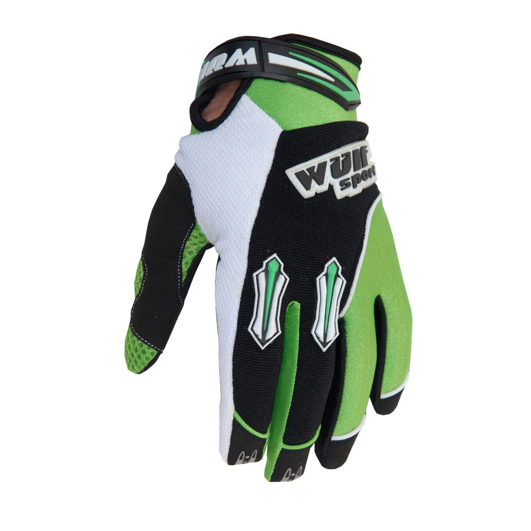 Wulfsport Stratos Adult Motocross Gloves - Green