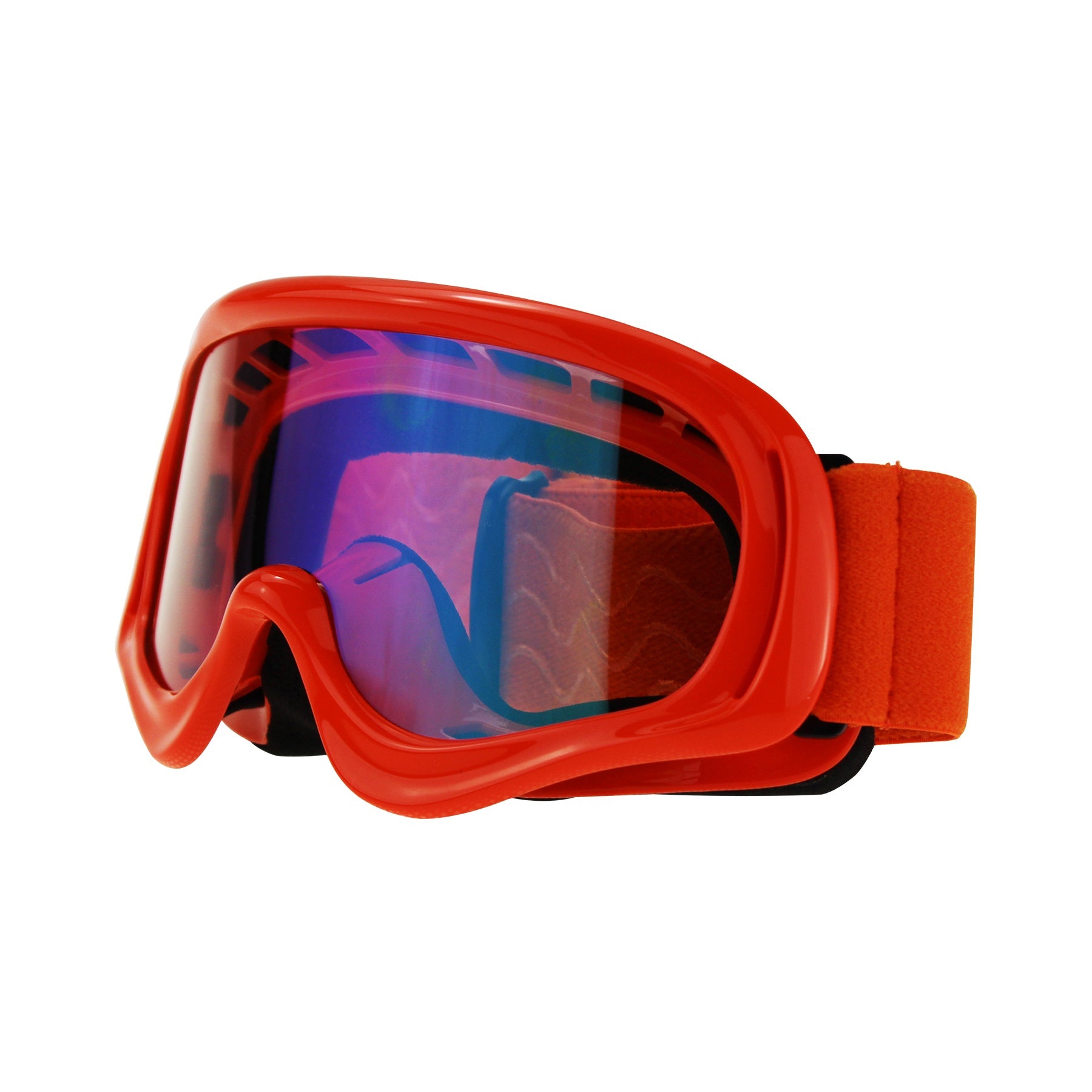 3GO Kids Motocross Goggles with Iridium Lens Orange